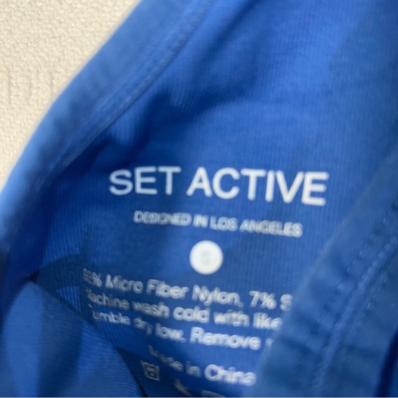 SET ACTIVE Sculptflex Sports Bra & Leggings Workout Set Sz S Athleisure Yoga - Picture 9 of 9